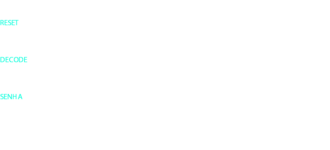 Nos Imobilizadores realizamos os seguintes serviços: RESET As configurações originais de fábrica são restauradas, o módulo passa a ser ''virgem'' de novo, aceitando novas programações de chaves e códigos. DECODE O módulo funcionará sem código de chaves, independente do imobilizador. Não será mais possível codificar uma chave, a menos que desfaça o serviço. SENHA - Quando um cliente perde o CODE (código da chave) e precisa fazer novas chaves para o carro - Em caso de troca de ECU, sendo feita a mudança da senha para o novo módulo Em ambos os casos, o cliente deve nos enviar o módulo original para a realização do(s) serviço(s) acima.